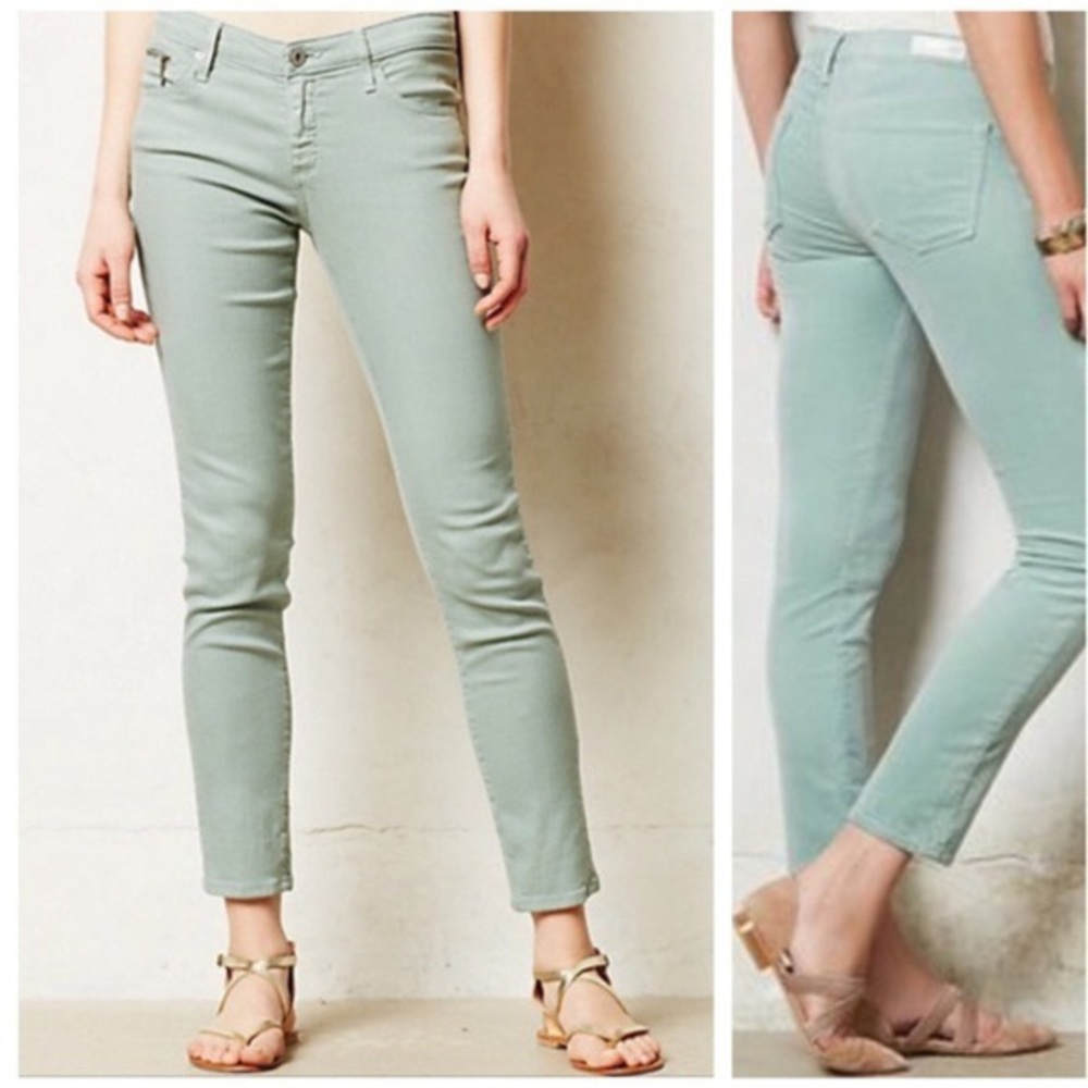 AG Stevie Ankle Zip, Slim Straight Leg Jean